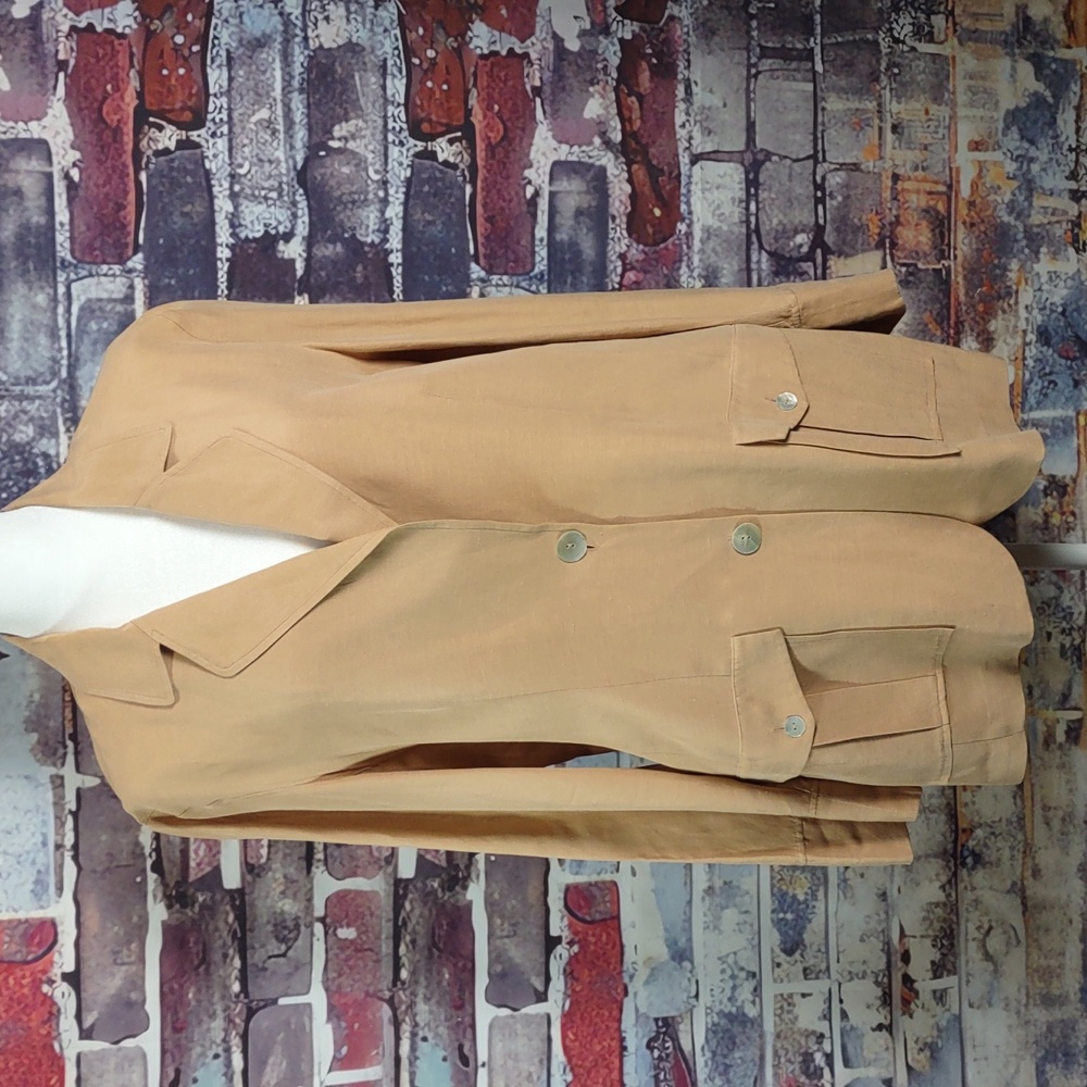 Vintage Allison Taylor Silk/Linen Jacket